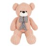 Urso Peluche Castanho c/ Laço Xadrez 100cm Autobrinca Online