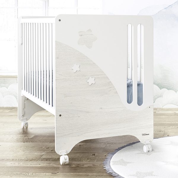 Cama Trama Série Cielo Branco Mate/Roble Nórdico Autobrinca Online