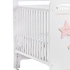 Cama Trama Série Galáxia Branco Mate/Rosa Bebé Autobrinca Online