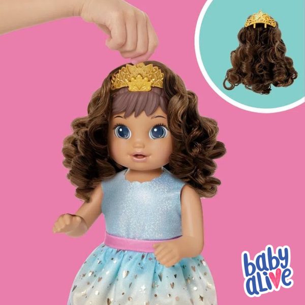 Baby Alive Princesa Ellie Morena Cresce de Verdade Autobrinca Online