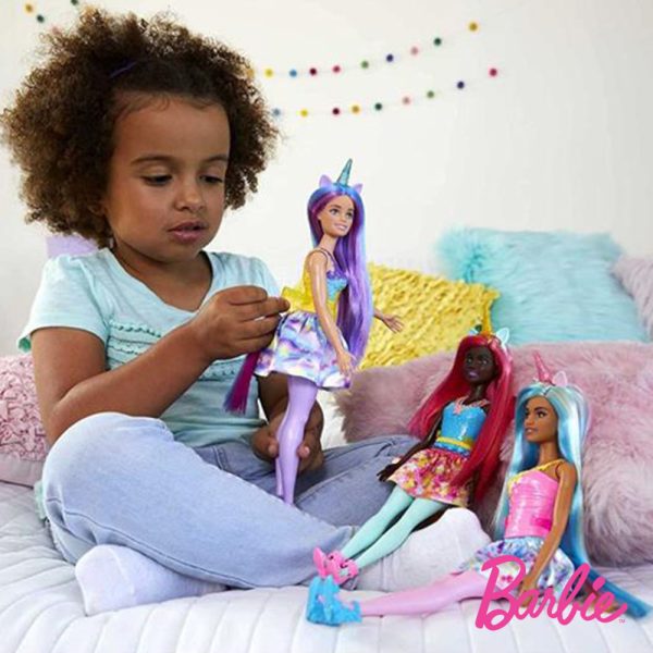 Barbie Dreamtopia Unicórnio Azul Autobrinca Online