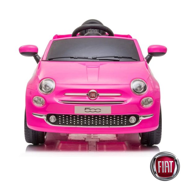 Carro Fiat 500 Rosa 12V c/ Controlo Remoto Autobrinca Online