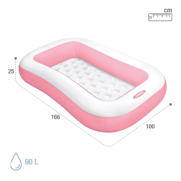 Piscina Retangular Rosa Autobrinca Online