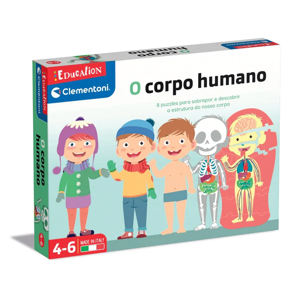 Corpo Humano, Brinquedo do Corpo Humano, Brinquedo de Ciências para  crianças 4+ anos