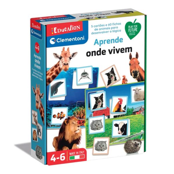 Aprende Onde Vivem os Animais Autobrinca Online