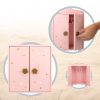 Guarda Roupa de Bonecas em Madeira Rosa Autobrinca Online