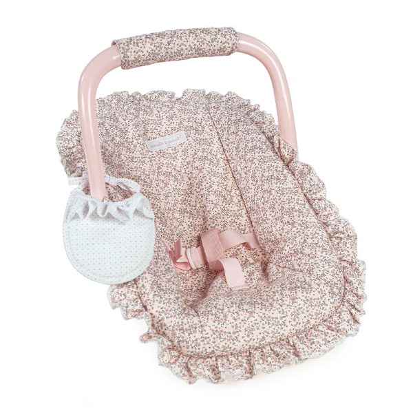 Babycoque de Bonecas Lili Pink Flowers Autobrinca Online