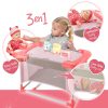 Berço de Bonecas Rosa 3 em 1 Autobrinca Online