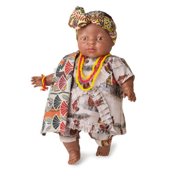 Boneca Friends of the World Menina Mulata 38cm Autobrinca Online