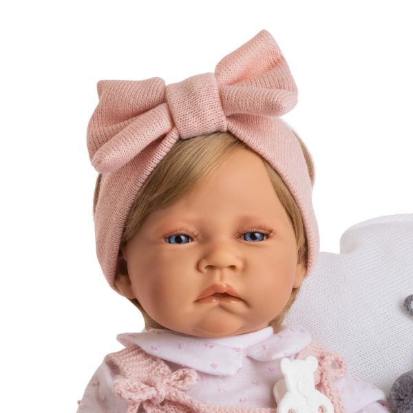 Boneca Newborn Special c/ Jardineiras Rosa 45cm Autobrinca Online