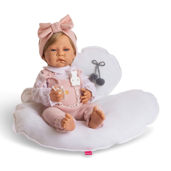 Boneca Newborn Special c/ Jardineiras Rosa 45cm Autobrinca Online
