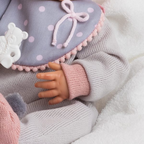 Boneca Newborn Special Pijama Cinza e Rosa 45cm Autobrinca Online