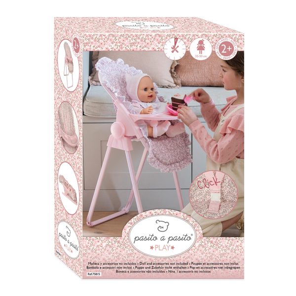 Cadeira de Papa de Bonecas Lili Pink Flowers Autobrinca Online