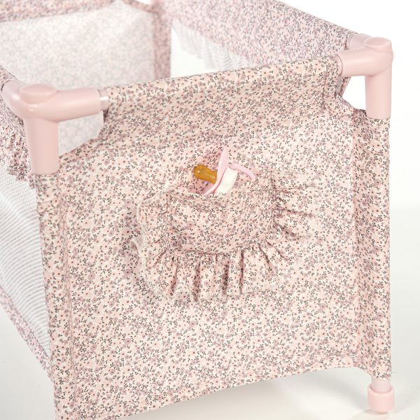 Cama de Viagem de Bonecas Lili Pink Flowers Autobrinca Online