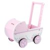 Carrinho de Bonecas Rosa em Madeira Autobrinca Online