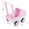 Carrinho de Bonecas Rosa em Madeira Autobrinca Online
