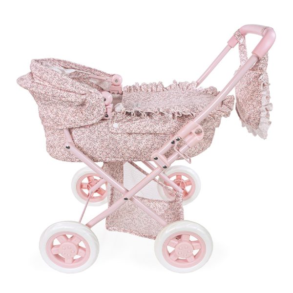 Carrinho de Bonecas Grande Lili Pink Flowers Autobrinca Online