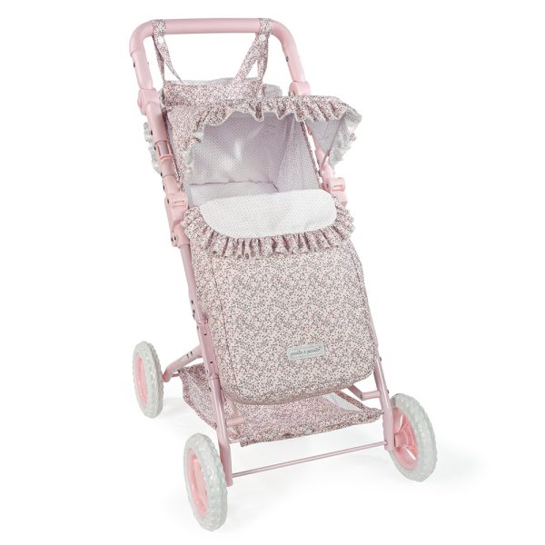 Carrinho de Bonecas c/ Bolsa Lili Pink Flowers Autobrinca Online