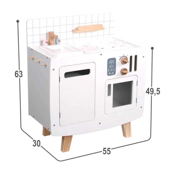 Cozinha de Brincar de Madeira em Branco Autobrinca Online