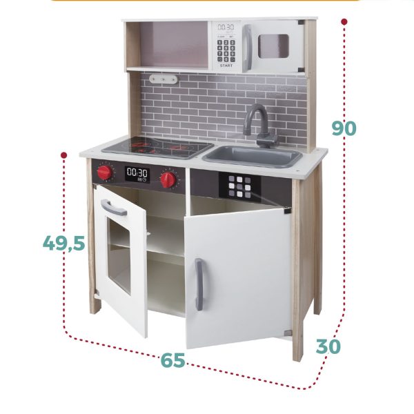 Cozinha Infantil de Madeira 90cm Autobrinca Online