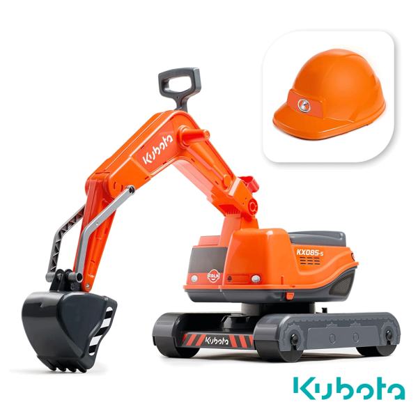 Escavadora Kubota Orange c/ Capacete Autobrinca Online