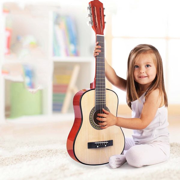 Guitarra de Madeira 76cm Autobrinca Online