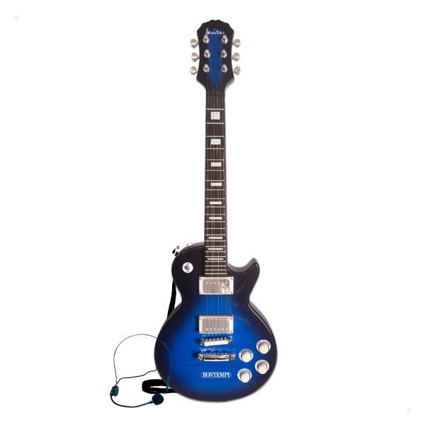 Guitarra Elétrica Rock Bontempi Azul 69cm Autobrinca Online