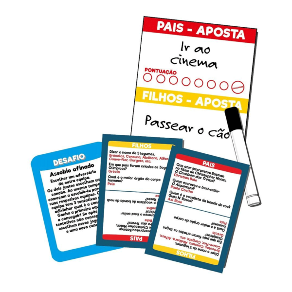 Jogo Filhos vs Pais – Jogo de Viagem Autobrinca Online