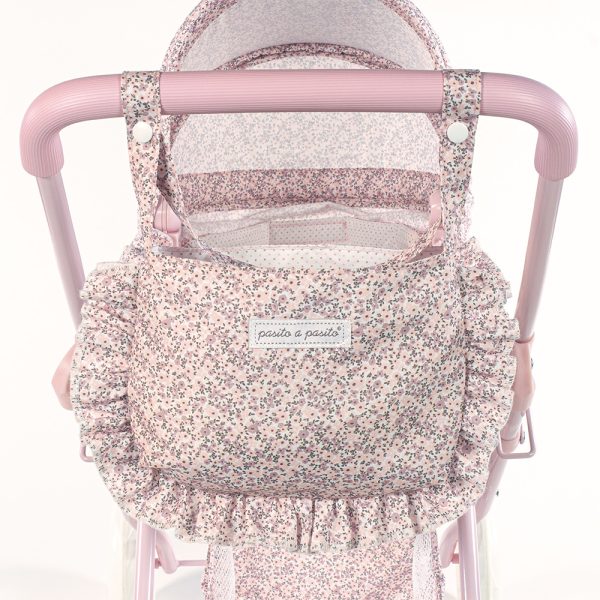 Bolsa de Passeio de Bonecas Lili Pink Flowers Autobrinca Online