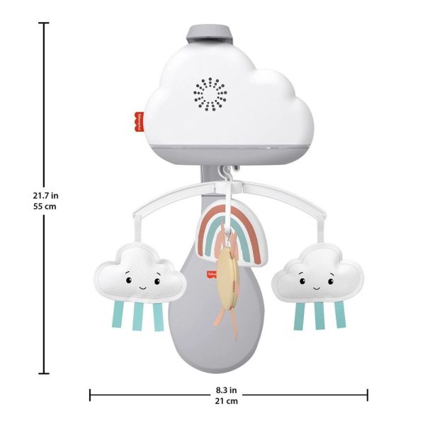 Móbile Fisher-Price 2 em 1 Nuvem e Arco-Íris Autobrinca Online