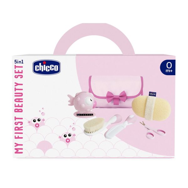 Necessaire de Higiene Happy Bubbles Chicco Rosa Autobrinca Online