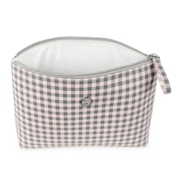Necessaire Pasito a Pasito Together Rosa e Cinza Autobrinca Online