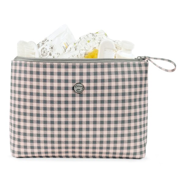 Necessaire Pasito a Pasito Together Rosa e Cinza Autobrinca Online