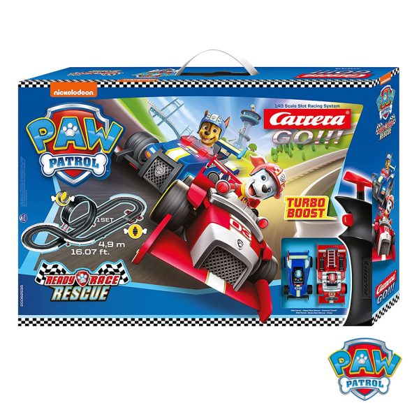 Pista Carrera GO!!! Patrulha Pata – Ready Race Rescue 4,9m Autobrinca Online