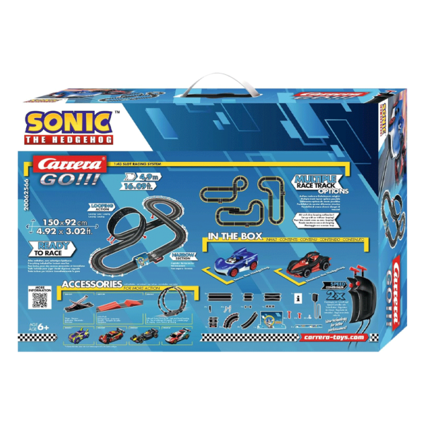 Pista Carrera Go!!! Sonic the Edgehog 4.9m Autobrinca Online