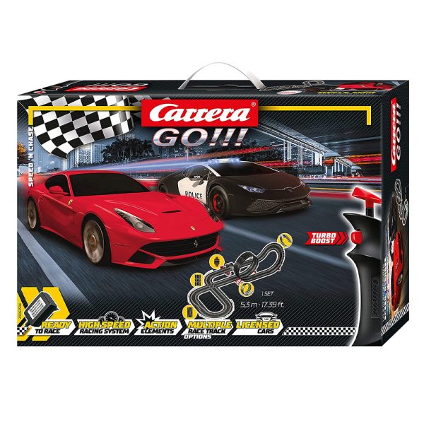 Pista Carrera GO!!! Speed N Chase 5,3m Autobrinca Online