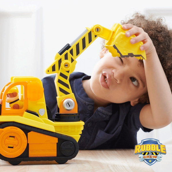 Rubble Crew Veículo Deluxe Rubble Bulldozer Autobrinca Online