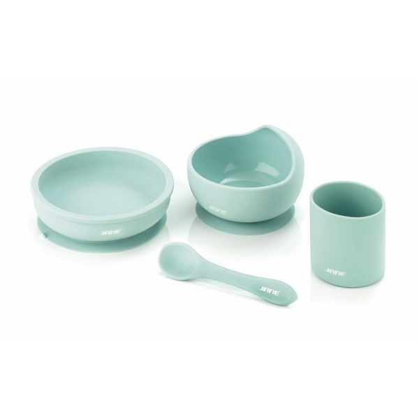 Set Alimentação Silicone para Microondas Jané Mint Autobrinca Online