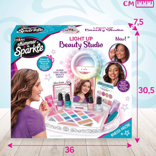 Shimmer ‘n Sparkle – Salão de Beleza Selfie Light Autobrinca Online