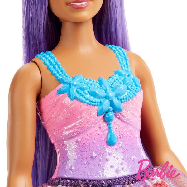 Barbie Dreamtopia Princesa Cabelo Lilás Autobrinca Online