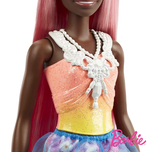 Barbie Dreamtopia Princesa Mulata Cabelo Rosa Autobrinca Online