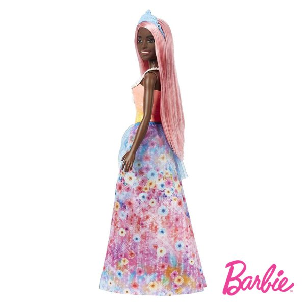 Barbie Dreamtopia Princesa Mulata Cabelo Rosa Autobrinca Online