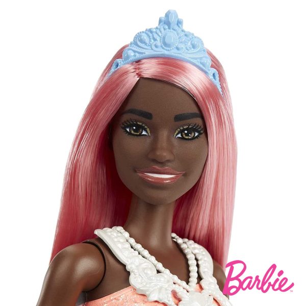 Barbie Dreamtopia Princesa Mulata Cabelo Rosa Autobrinca Online