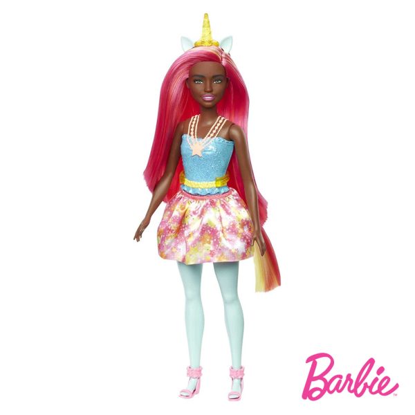 Barbie Dreamtopia Unicórnio Amarelo Autobrinca Online