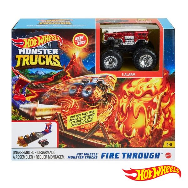 Hot Wheels Pista Monster Fire Through