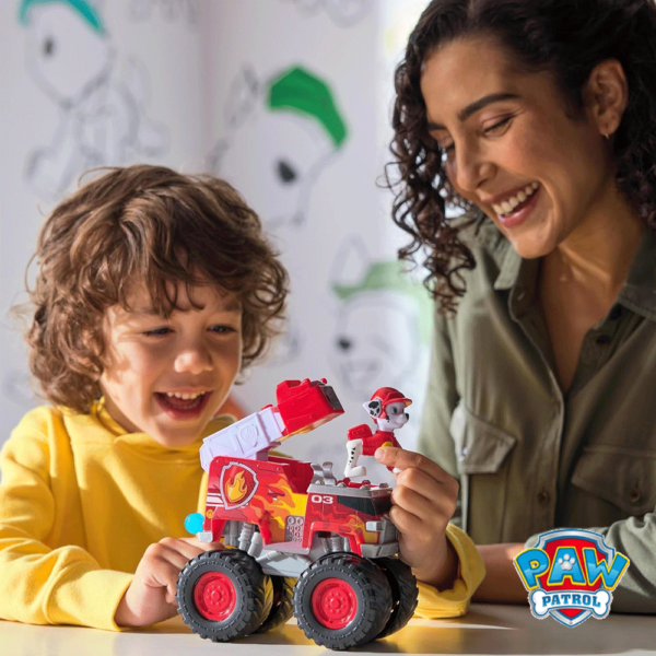 Patrulha Pata Rescue Wheels Marshall Camião de Bombeiros Autobrinca Online
