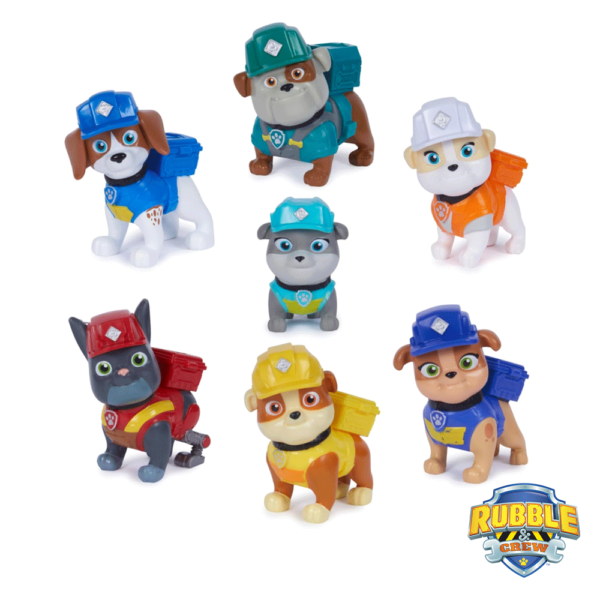 Rubble Crew Pack 7 Figuras Família de Construção Autobrinca Online