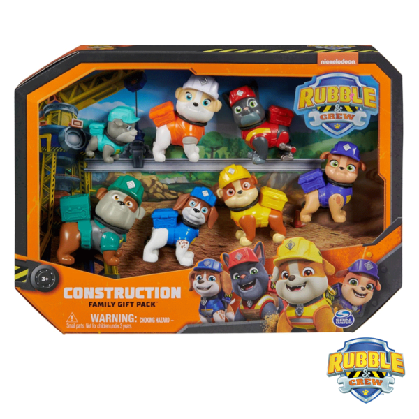 Rubble Crew Pack 7 Figuras Família de Construção Autobrinca Online