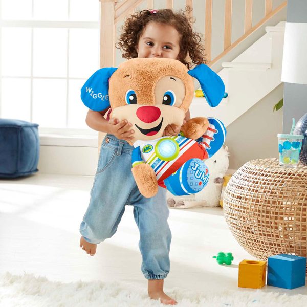 Cãozinho Peluche Gigante Fisher-Price Aprender e Brincar Autobrinca Online