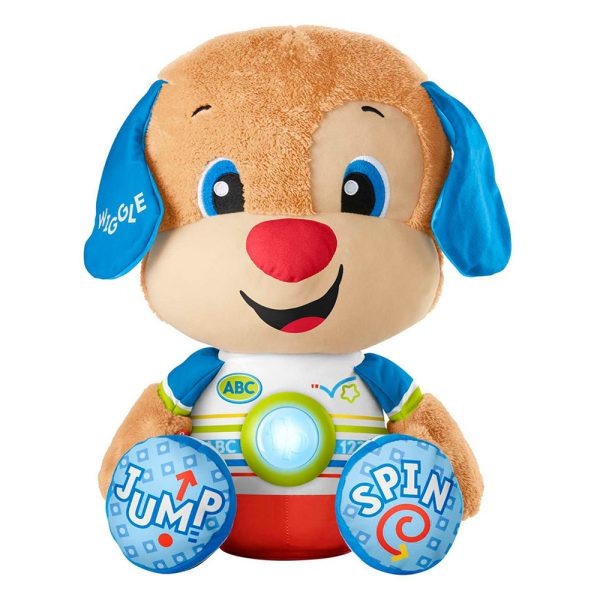 Cãozinho Peluche Gigante Fisher-Price Aprender e Brincar Autobrinca Online